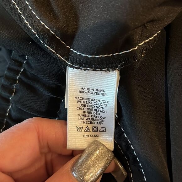 1. State Black and White Wide Leg Culotte, XS! - Picture 8 of 8